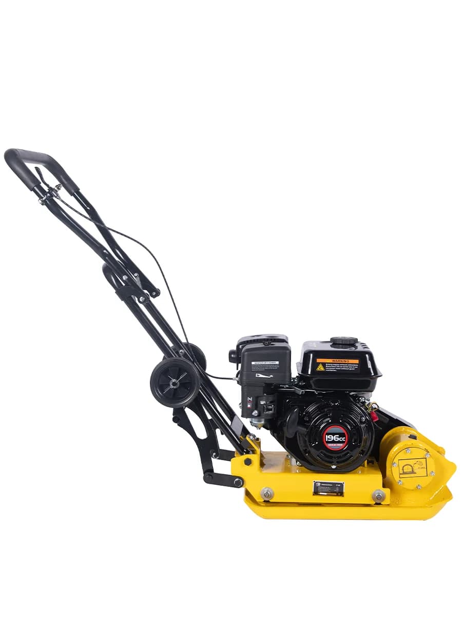 Виброплита 60 кг, 10,5кН (Loncin) без бака, коврик, колесный комплект TOR C-60 — фото 9