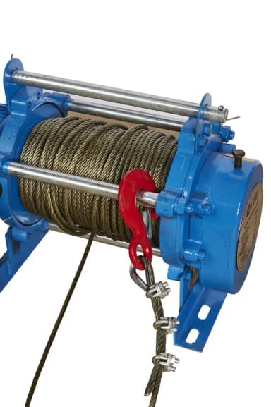 Лебедка электрическая 500/1000 кг 70/35 м с канатом 220 В TOR KCD — фото 5